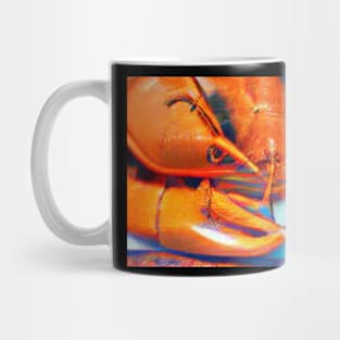 Abstract Lobster Mug